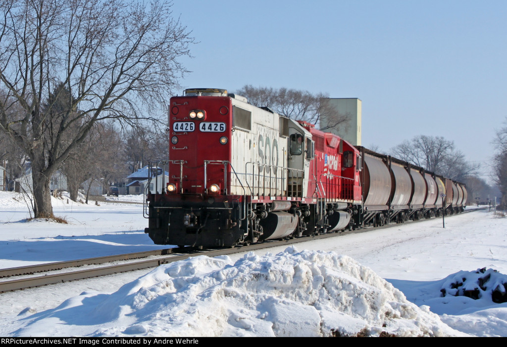 Local G67 comes into town Southern style